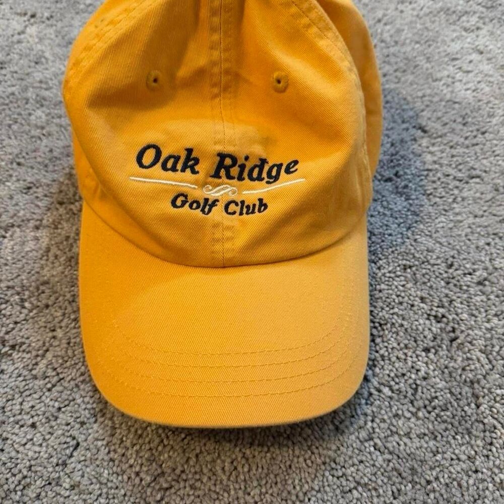 Men's Yellow and Orange Hat